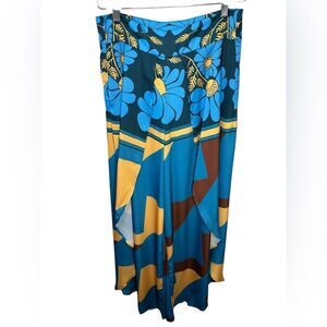 ADOR Women Wide Split Leg Pants Multi Color Size S